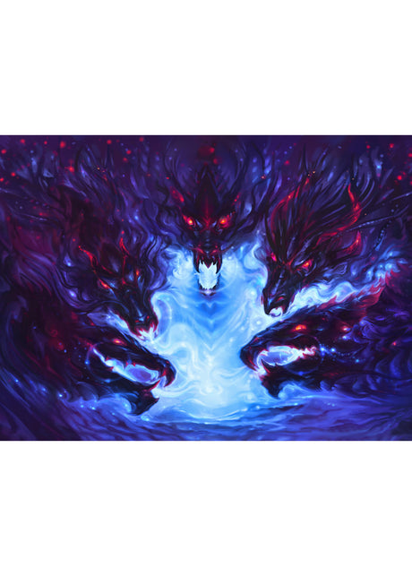 Hydra playmat by Liiga Smilshkalne on a white background