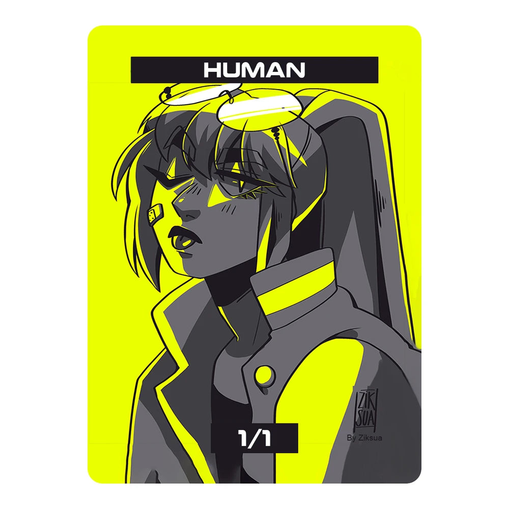 Neon Halo Angel — Human 1/1 — Human 1/1