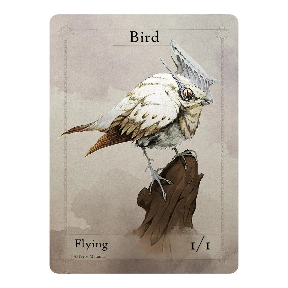Crested Sentinel — Bird 1/1 Flying — Bird 1/1