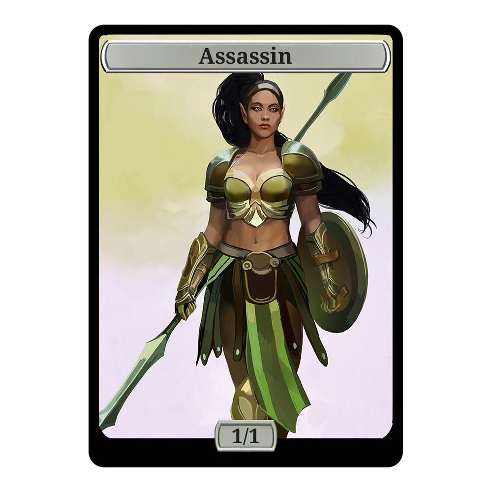 Strength — Replica — Title + P/T — Assassin 1/1