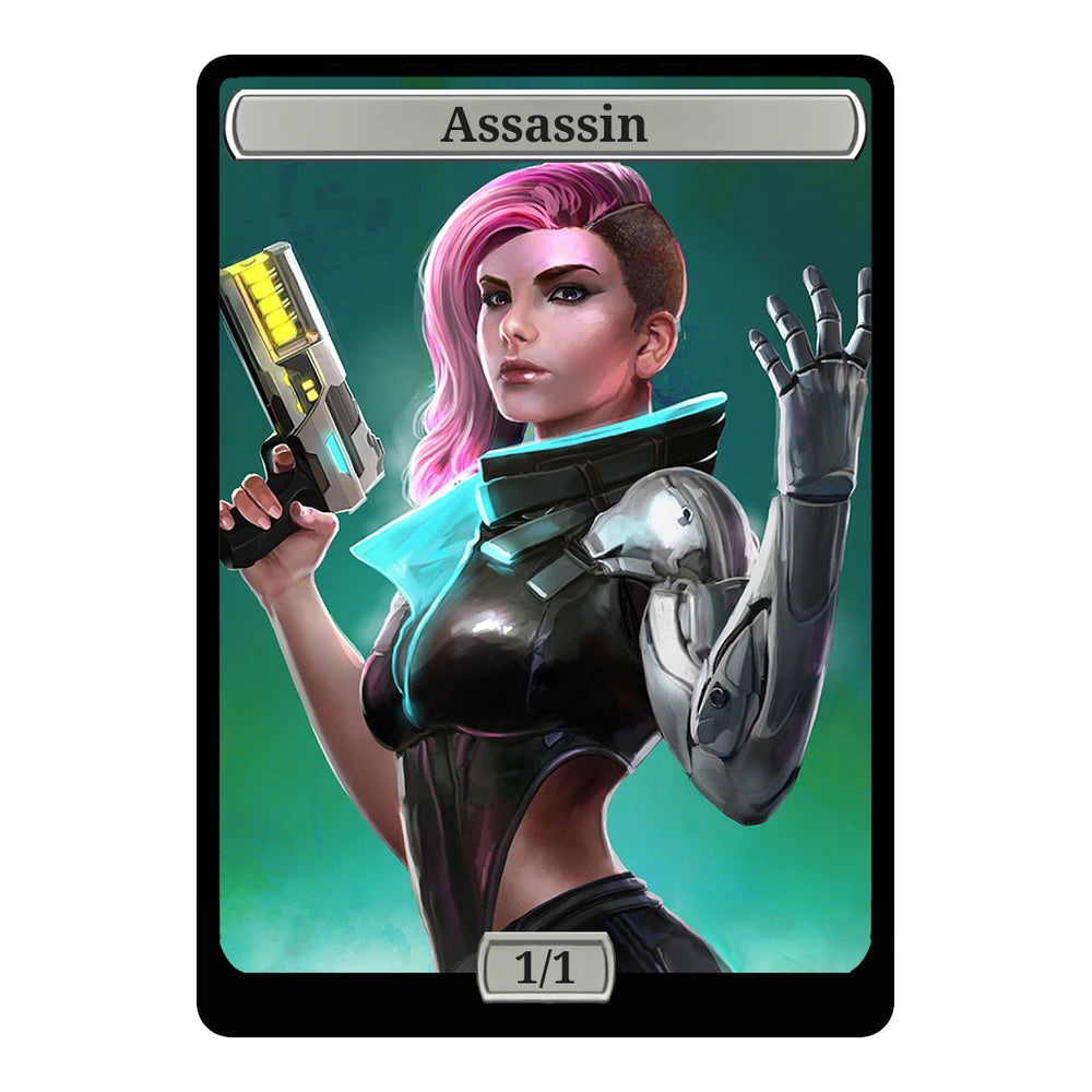 CyberPunk — Replica — Title + P/T — Assassin 1/1
