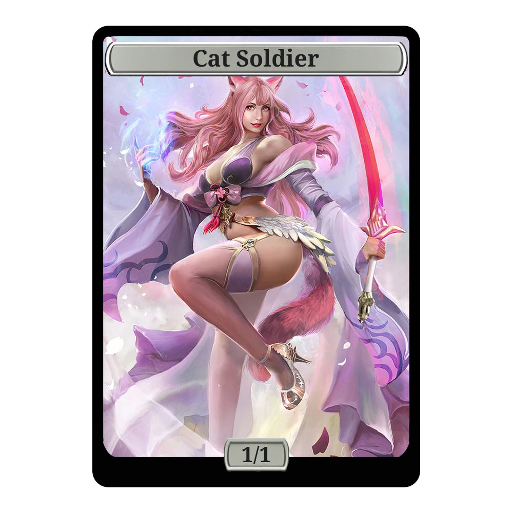 Feline Blade Dancer — Replica — Title + P/T — Cat Soldier 1/1