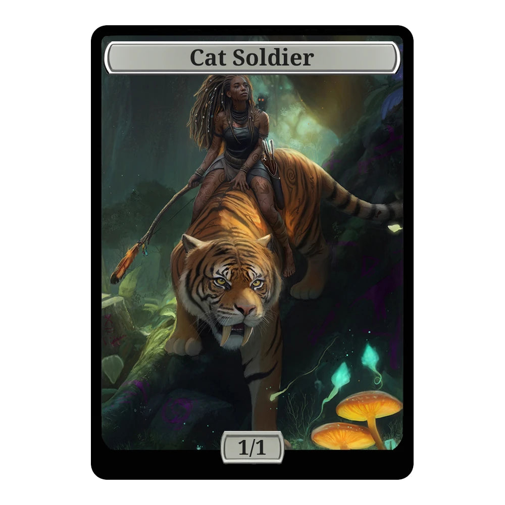 Jungle Spirit Bond — Replica — Title + P/T — Cat Soldier 1/1
