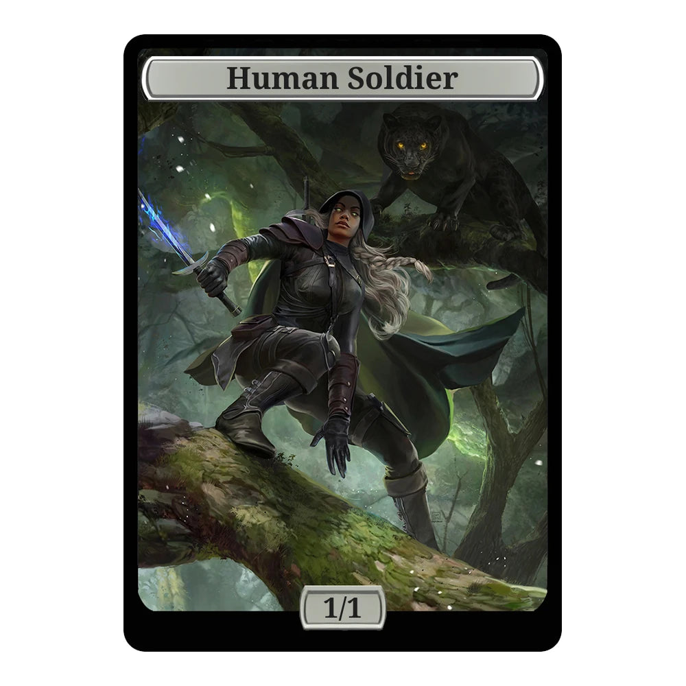 Sygil — Replica — Title + P/T — Human Soldier 1/1