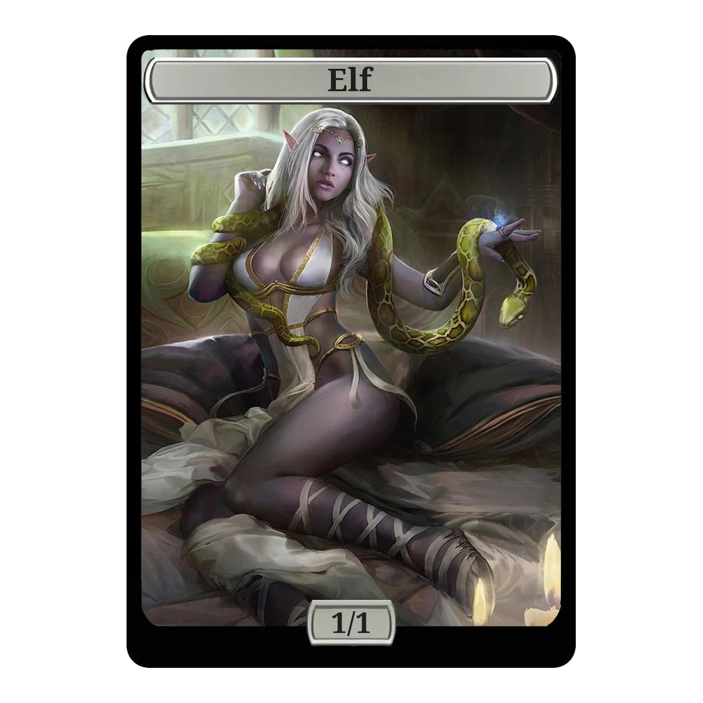 Snake Summoner — Replica — Title + P/T — Elf 1/1