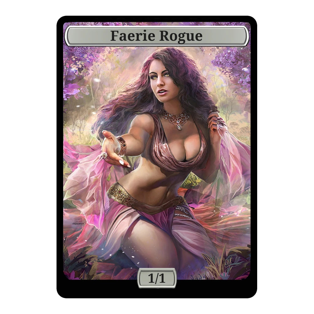 The Nymph — Replica — Title + P/T — Faerie Rogue 1/1