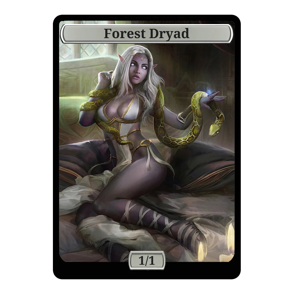 Snake Summoner — Replica — Title + P/T — Forest Dryad 1/1