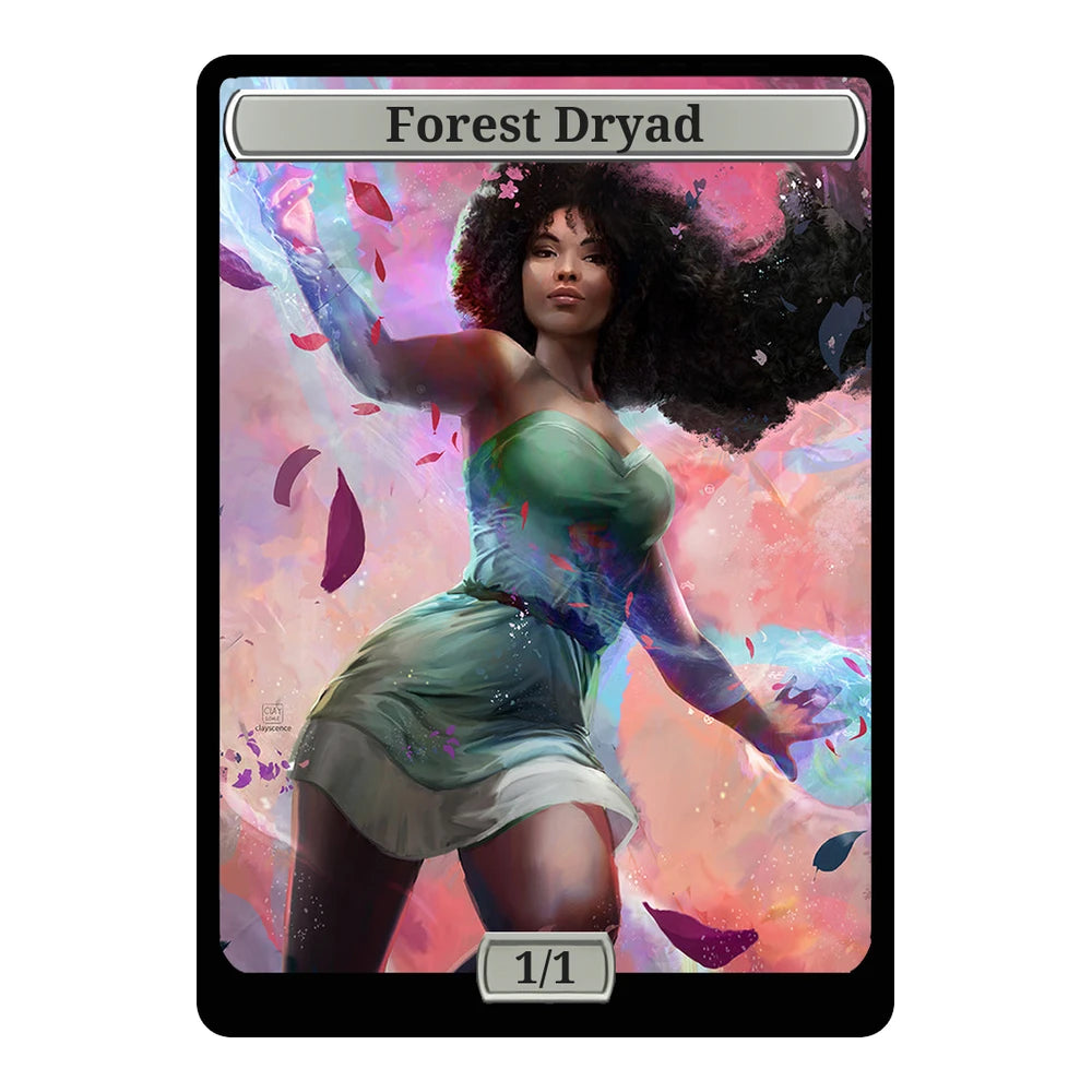 Playing with Colors — Replica — Title + P/T — Forest Dryad 1/1
