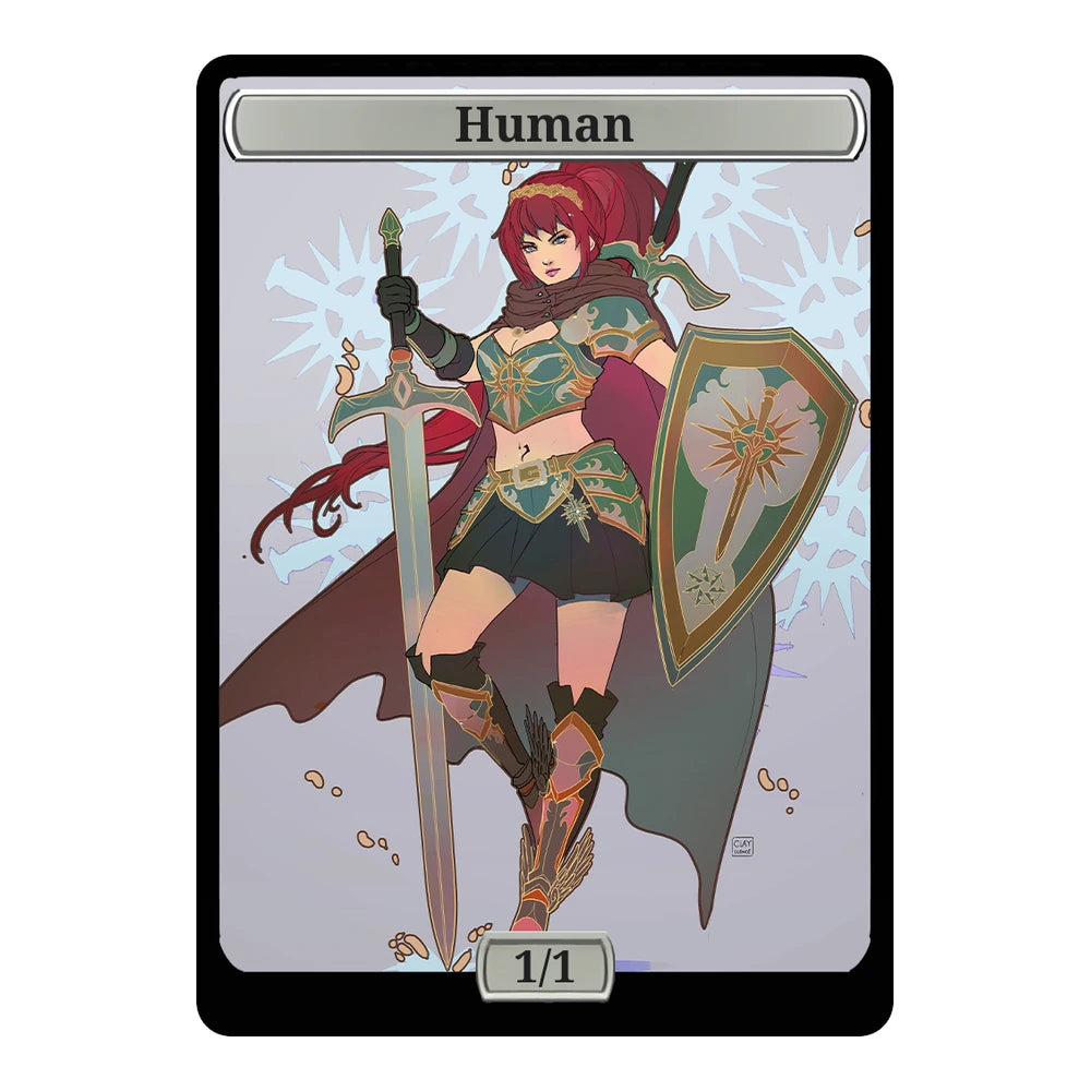 Heraldic Warrior — Replica — Title + P/T — Human 1/1