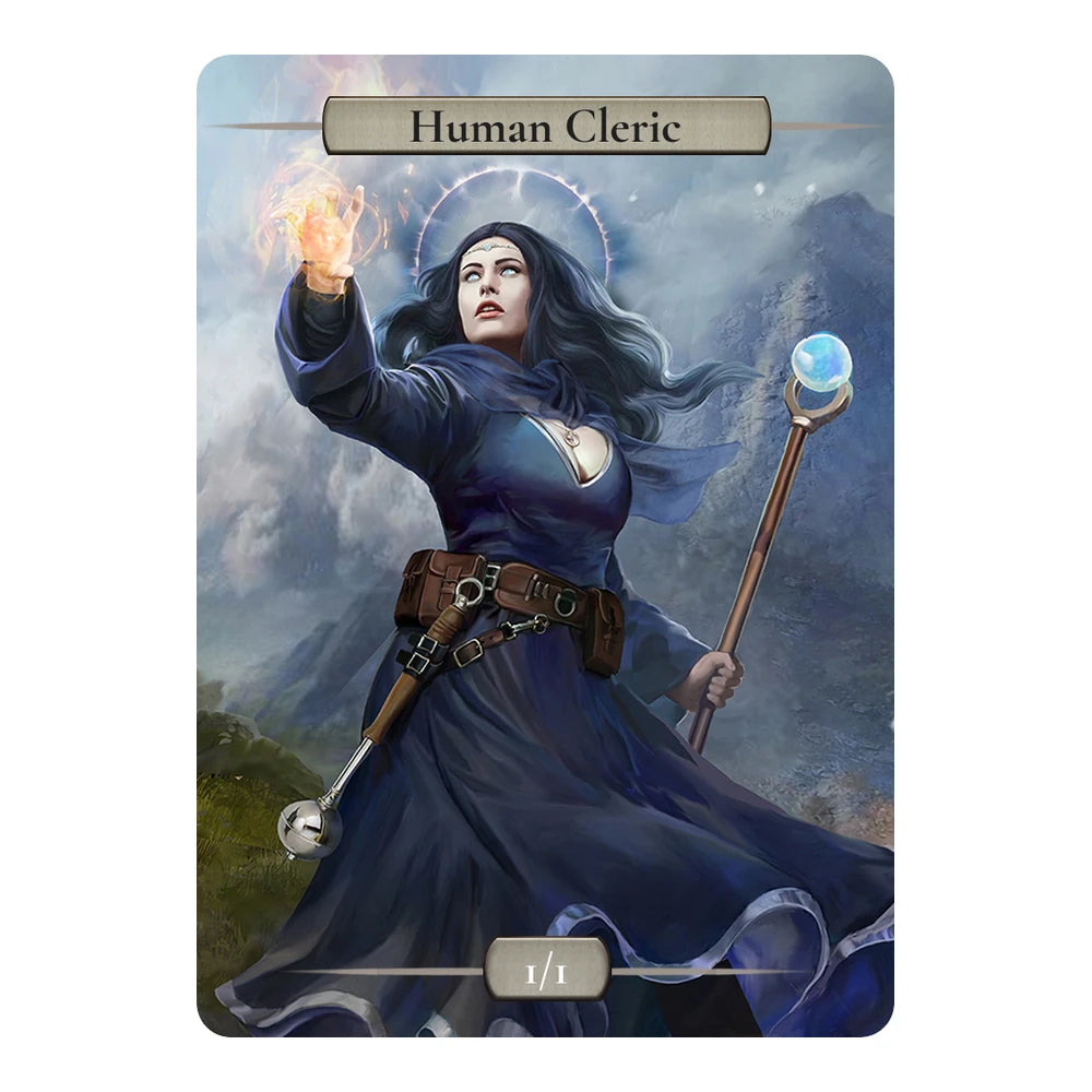 Arcane Ascension — Stone Minimal — Title + P/T — Human Cleric 1/1