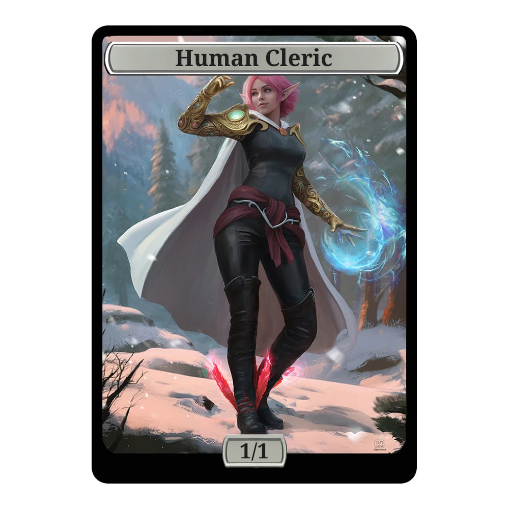 Frozen Arcane Sentinel — Replica — Title + P/T — Human Cleric 1/1