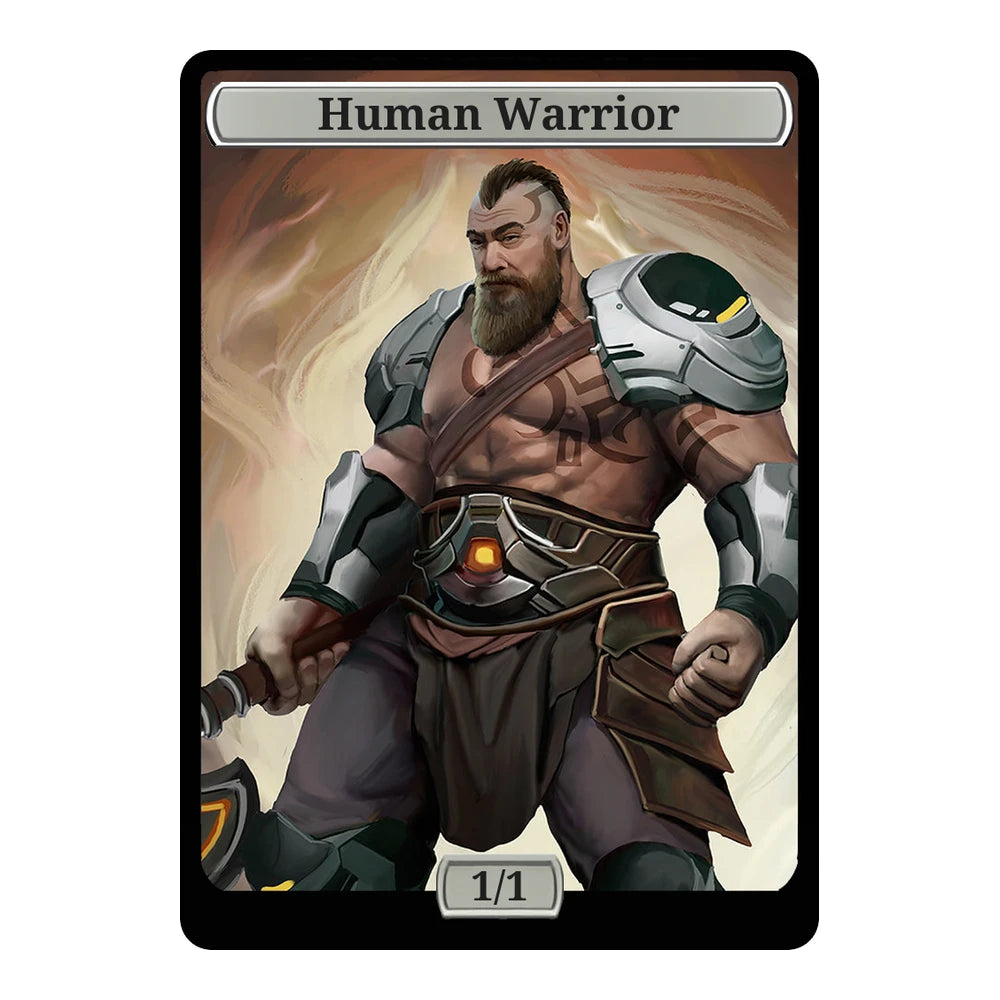 Cyber Viking — Replica — Title + P/T — Human Warrior 1/1