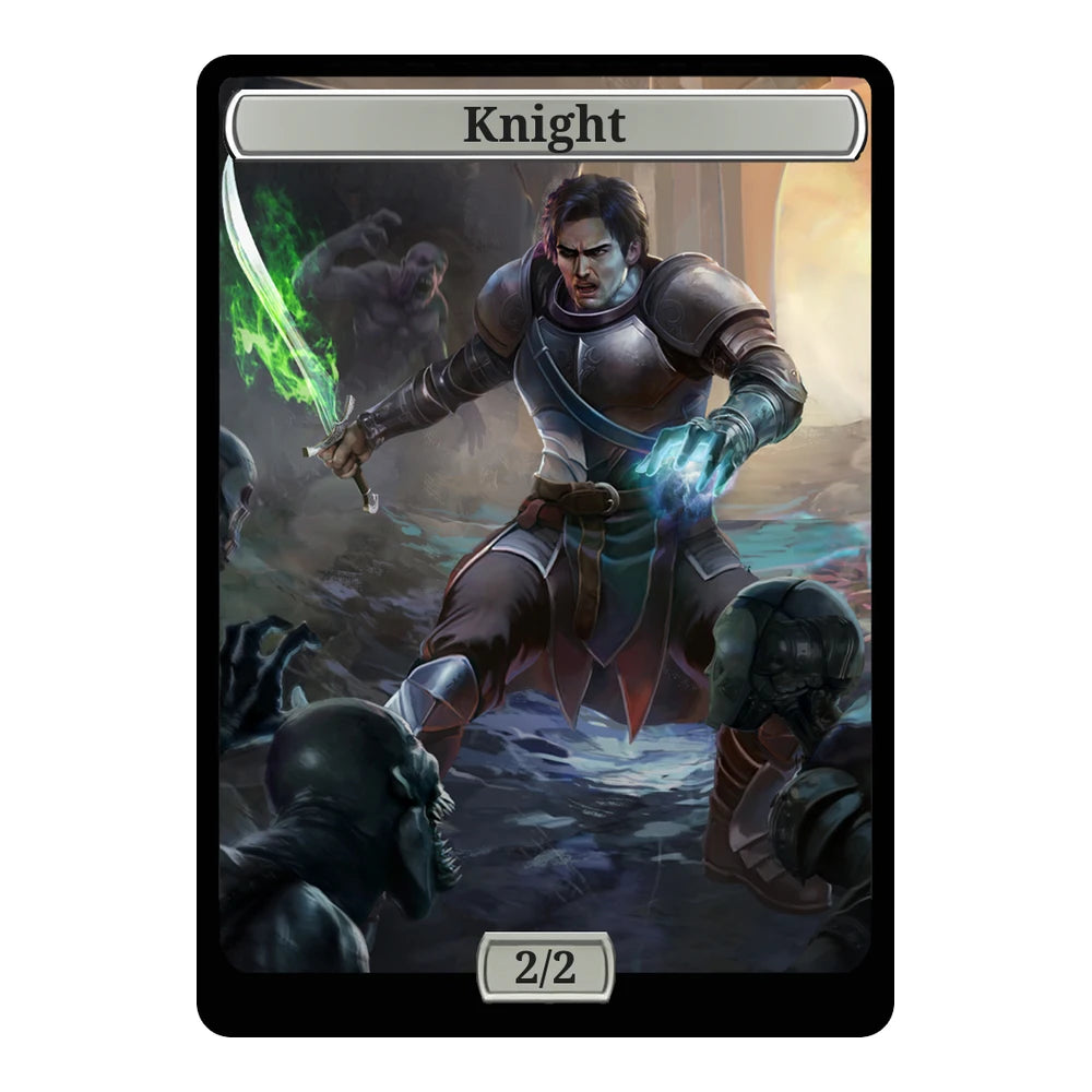 Sci Fi Battle Man — Replica — Title + P/T — Knight 2/2
