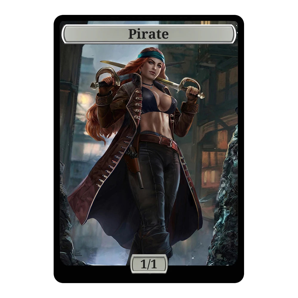 Looking for Trouble — Replica — Title + P/T — Pirate 1/1