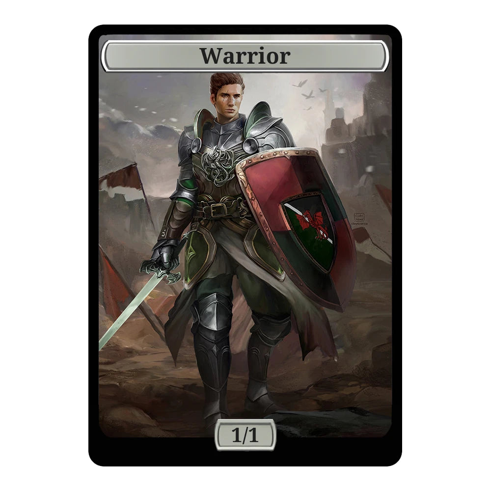 Into Battle — Replica — Title + P/T — Warrior 1/1