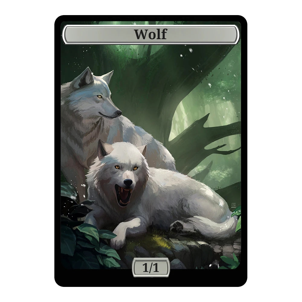 White Wolves — Replica — Title + P/T — Wolf 1/1
