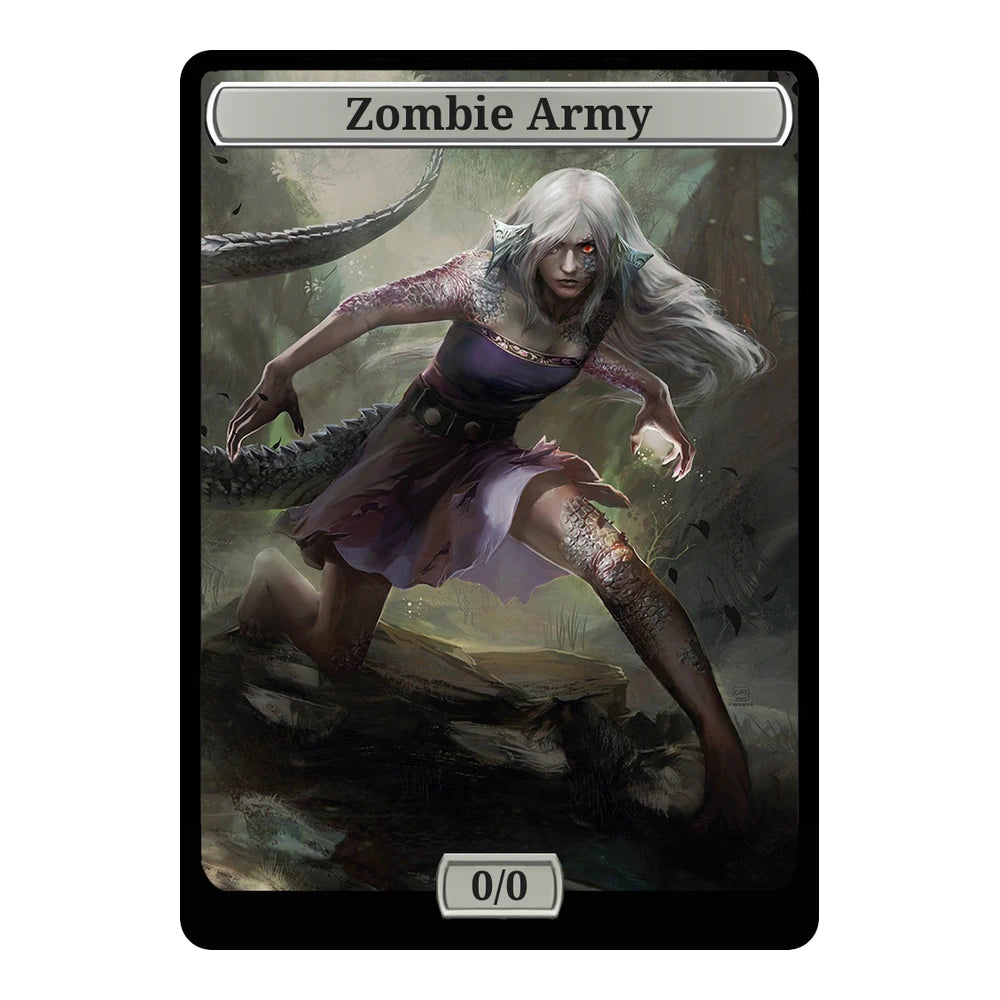 Creature of the Swamp — Replica — Title + P/T — Zombie Army 0/0